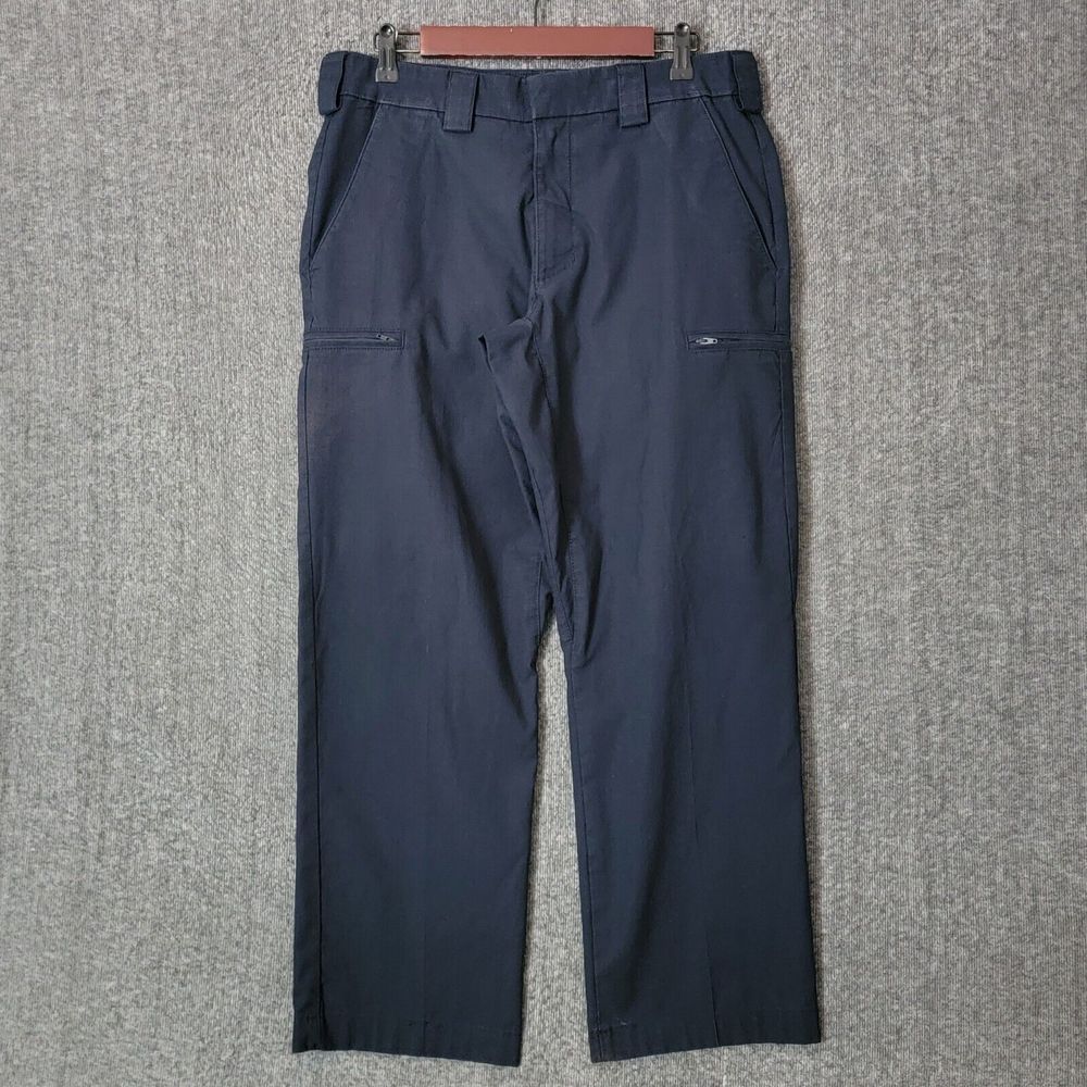 First Tactical Pants Mens 32x27 Navy Blue Ripstop Cargo Military Utility
